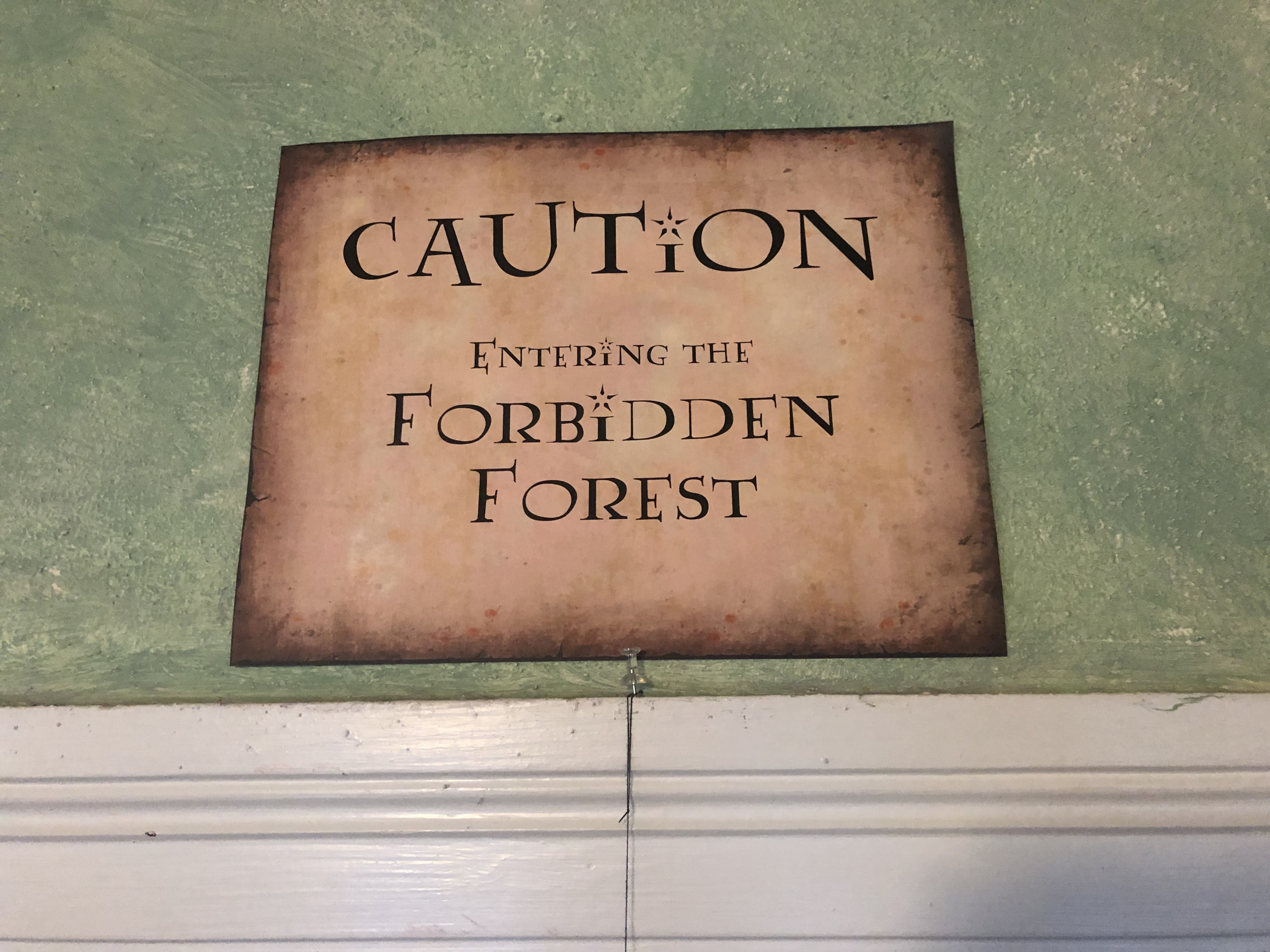 Forbidden Forest Sign